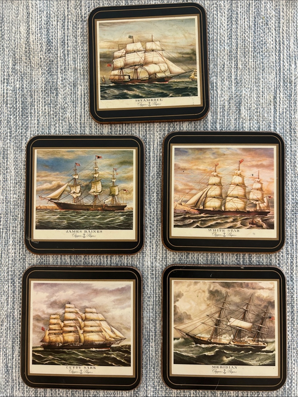 Pimpernel Clipper Ship Coasters